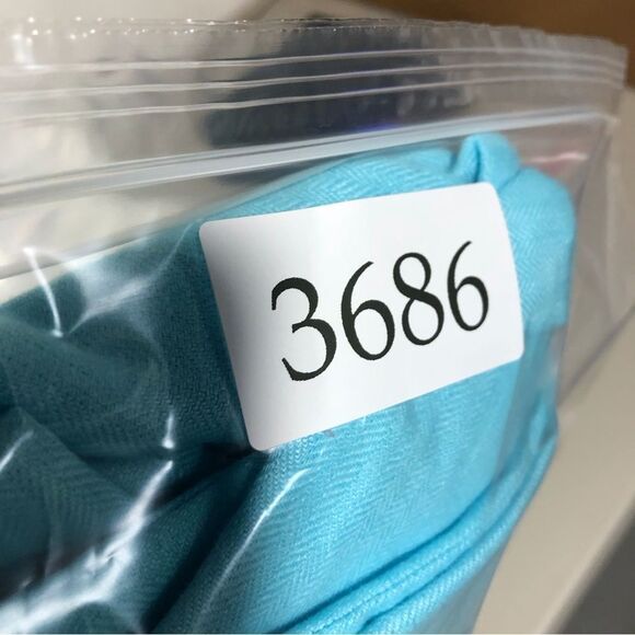 Talbots Aberdeen Blazer Womens 4 100% Linen Turquoise Light Blue Single Button - Picture 14 of 15